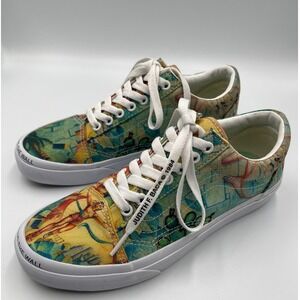 Vans x MOCA Judith F Baca Hitting The Wall Sneakers Mens 7 Womens 8.5 EU39